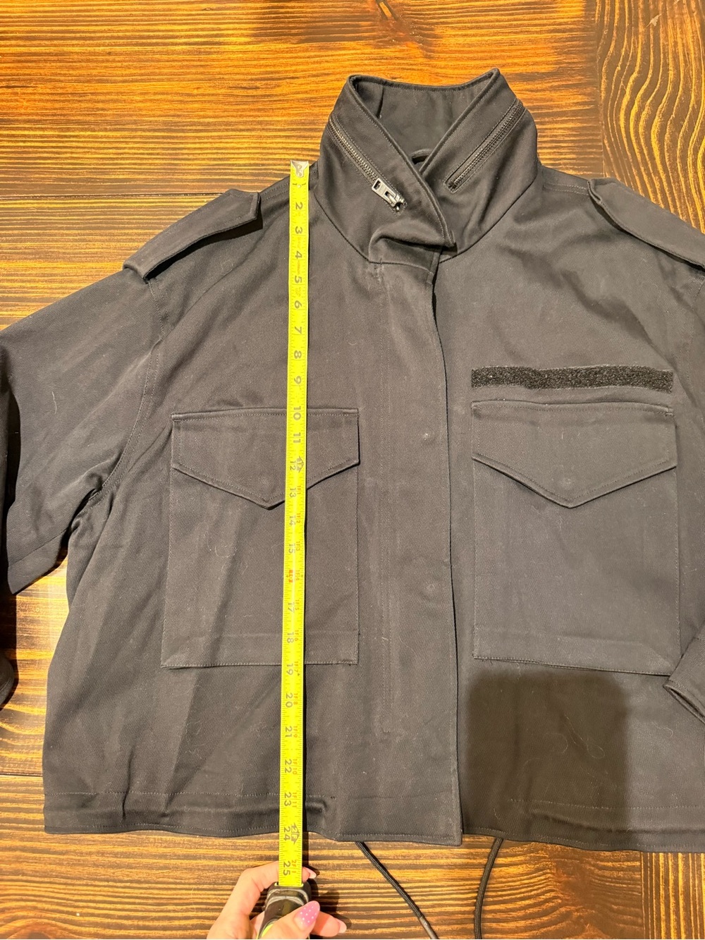 NWT AllSaints Amelia Jacket Black Size Medium - Picture 6 of 15